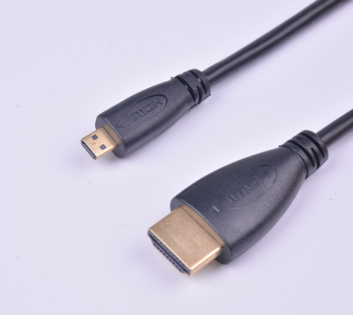 microHDMI 轉 HDMI 線 (Micro HDMI to HDMI Cable) 1m